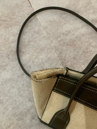 Borsa a mano ZARA beige e marrone