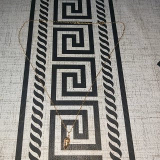 Cadena y colgante oro 18 kl