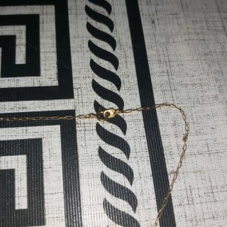 Cadena y colgante oro 18 kl