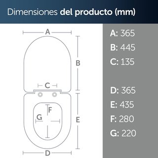 Asiento de inodoro con cierre suave Ideal Standard E0368V3