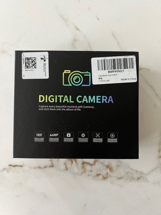Cámara Digital K8 HD Dual-Camera Negra