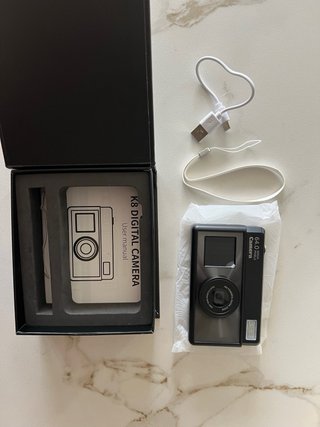 Cámara Digital K8 HD Dual-Camera Negra