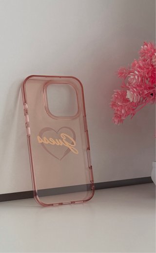 Funda Guess Rosa Corazón iPhone 16 Pro