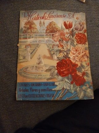 Antiguo libro horticula