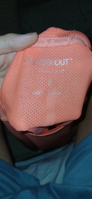 Camiseta naranja talla S