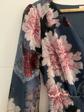 Vestido largo floral Springfield