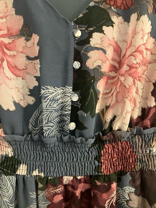 Vestido largo floral Springfield