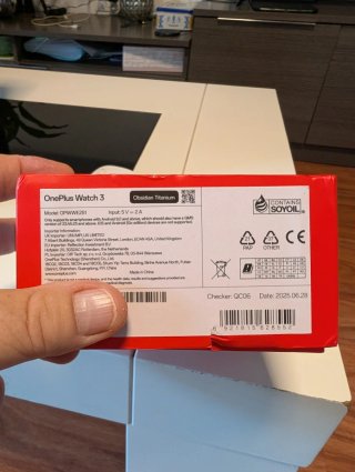 OnePlus Watch 3 Negro/Rojo