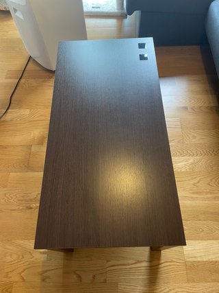 Mesa de centro de madera marrón