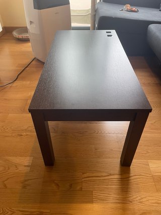 Mesa de centro de madera marrón