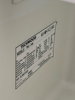 Frigorífico blanco TECHWOOD