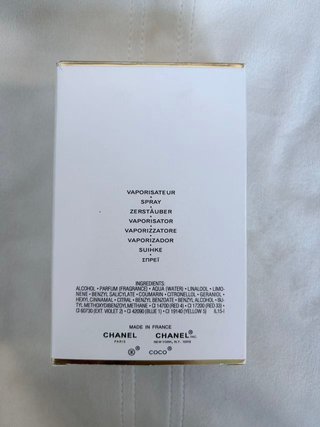 Coco Mademoiselle Intense Chanel 100ml casi lleno