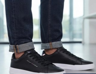 Zapatillas Tommy Hilfiger Court Leather Grain Ess.