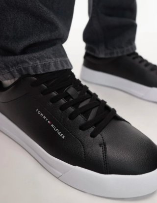 Zapatillas Tommy Hilfiger Court Leather Grain Ess.