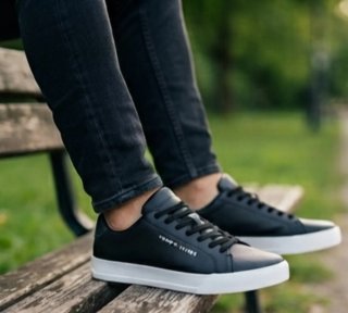 Zapatillas Tommy Hilfiger Court Leather Grain Ess.