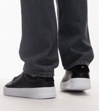Zapatillas Tommy Hilfiger Court Leather Grain Ess.