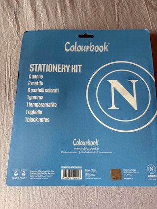 Kit SSC Napoli Colourbook 14 pezzi