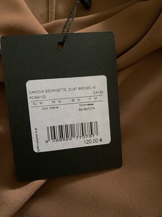 Blusa Atelier Eme collo alto manica a campana