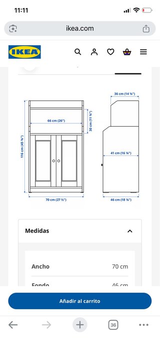 Mueble de cocina IKEA blanco