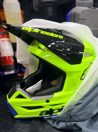 Casco Moto Alpinestars S-M3 Niño Talla L Nuevo