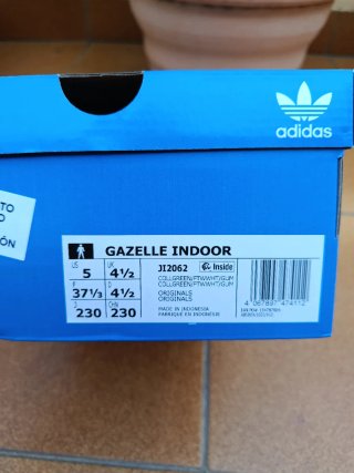 Adidas Gazelle Indoor Talla 37 1/3 Verde