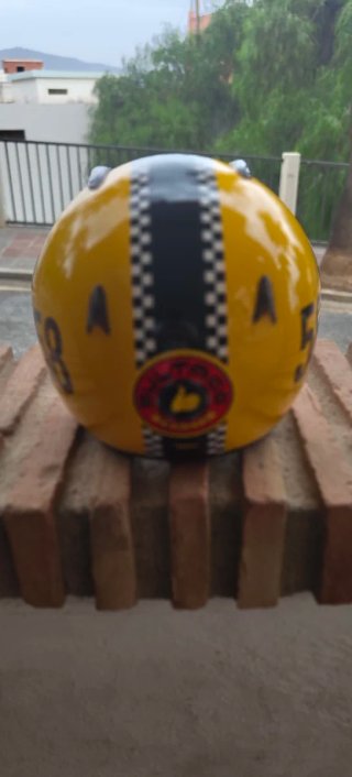 Casco Bultaco Amarillo 58