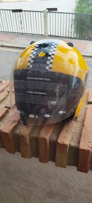 Casco Bultaco Amarillo 58