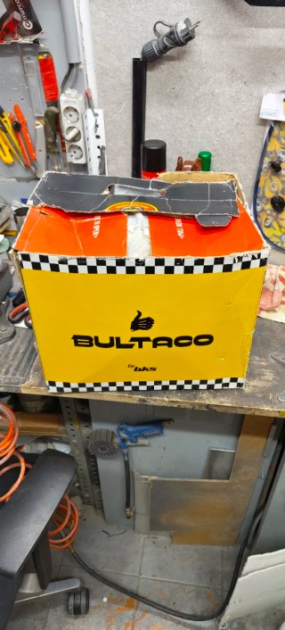 Casco Bultaco Amarillo 58