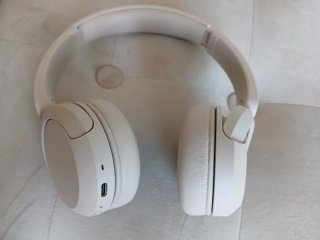 Auriculares Bluetooth Cancelación Ruido Beige