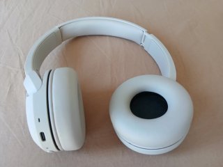Auriculares Bluetooth Cancelación Ruido Beige