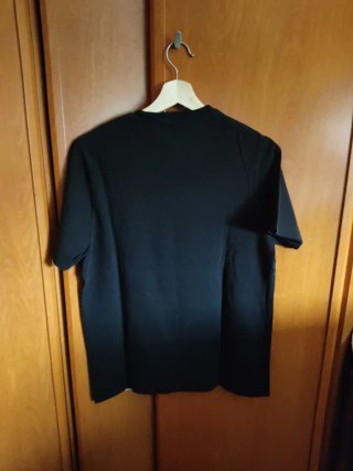Camiseta Pull&Bear Negra Manga Corta