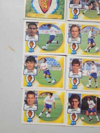 Cromos Fútbol Real Zaragoza ediciones este 94 95