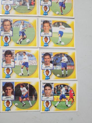 Cromos Fútbol Real Zaragoza ediciones este 94 95