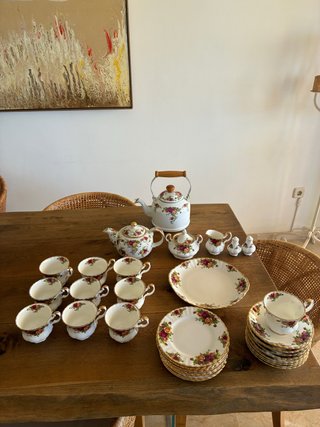Juego de té Royal Albert Old Country Roses