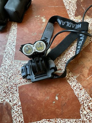 Foco LED Bici Doble Batería