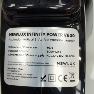 Aspirador Escoba newlux infinity power v800 SIN USO