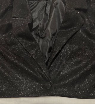 Conjunto blazer y falda negro