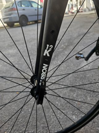 Bicicleta Carretera Triban 500 Negra