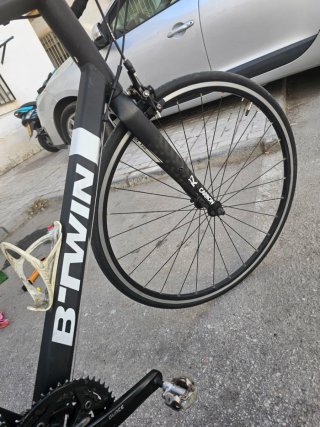 Bicicleta Carretera Triban 500 Negra