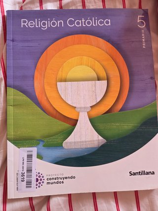 Libro Religión Católica 5°Primaria Santillana