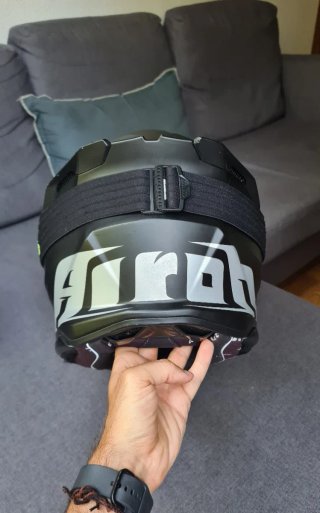 Casco Moto Airoh Twist 3 Black Matt + Gafas 100%