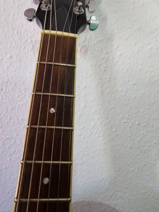Guitarra Eléctrica Negra .