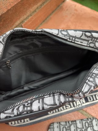 Bandolera Dior Gris y Negra