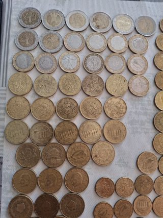 Lote monedas euro y coleccionables