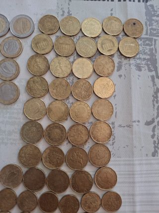 Lote monedas euro y coleccionables