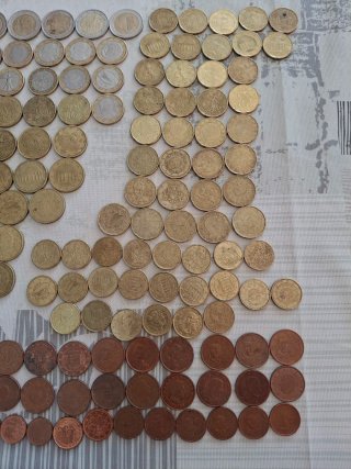 Lote monedas euro y coleccionables