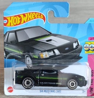 Hot Wheels '84 Mustang SV0 Negro