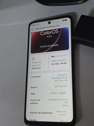 Móvil OPPO 128GB Negro + Micrófono Streaming