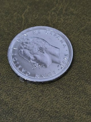 Moneda Carlos III Rey de España 1975