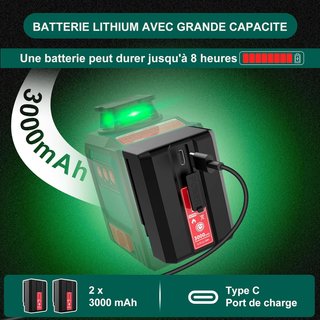 HYCHIKA Nivel Laser Autonivelante 360 Grados, Nivel Láser con Trípode 12 Líneas